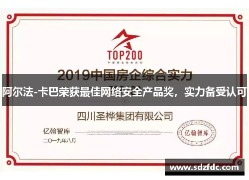 阿尔法-卡巴荣获最佳网络安全产品奖，实力备受认可